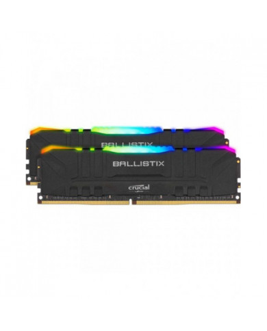 Memoria Crucial Gb Ballistix Rgb Negra Dimm Pin Unbufferered