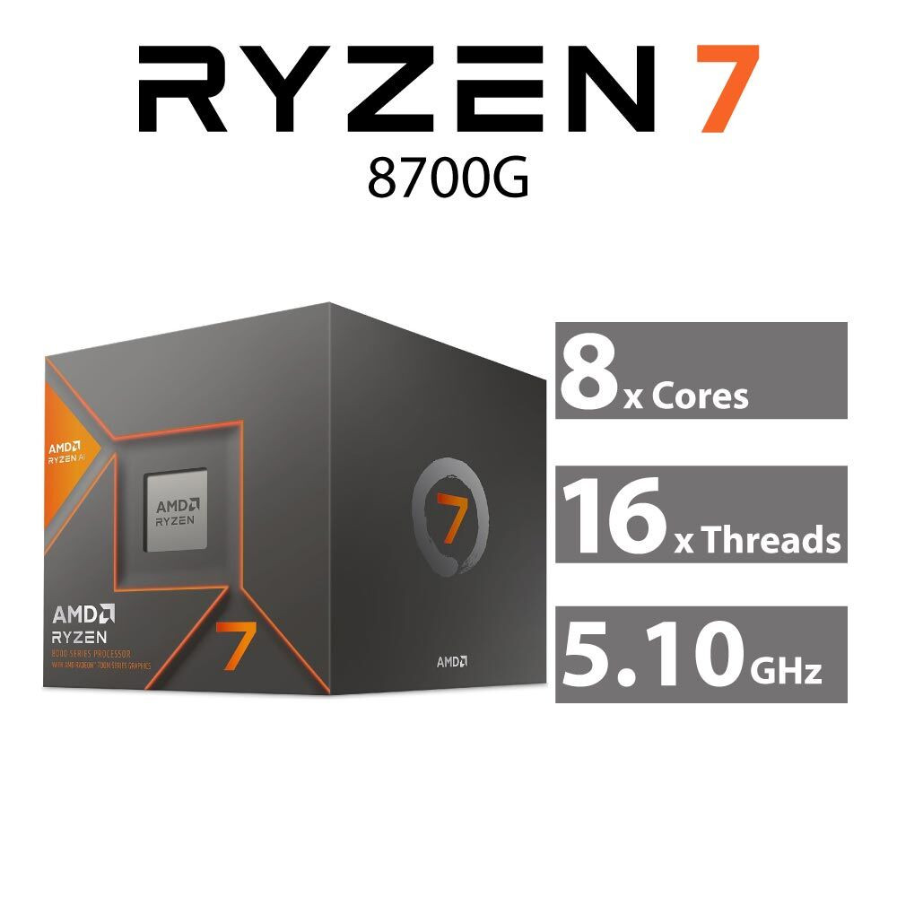 PROCESADOR AMD RYZEN 7 8700G 5 1GHz AM5