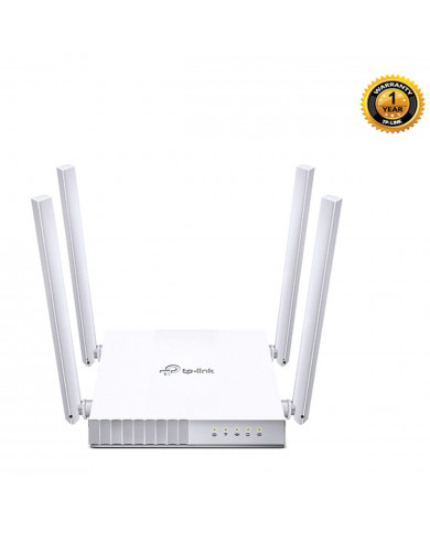 ROUTER TPLINK AC750 ARCHER C24 DUAL BAND 433+300 Mbps AP/EXTENSOR IPTV & 4K TV
