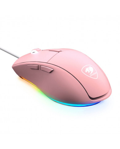MOUSE COUGAR MINOS XT RGB USB ROSADO 4000DPI 6BOT SENSOR ADNS-3050