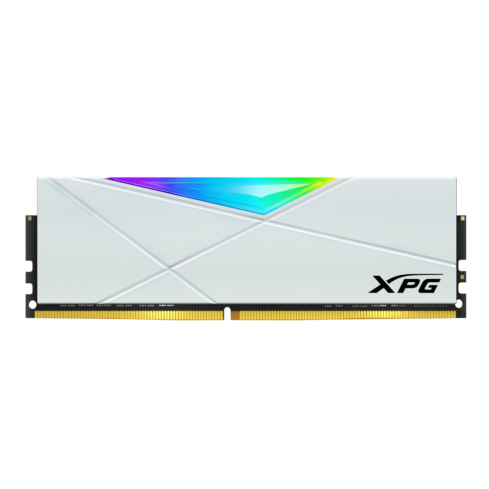 MEMORIA XPG 8GB SPECTRIX BLANCA D50 DDR4 RGB 3200MHz PC4-25600 AX4U32008G16A-SW50