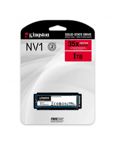 DISCO DURO KINGSTON 1TB M.2 SSD NV1 35X PCIe SNVS/1000G