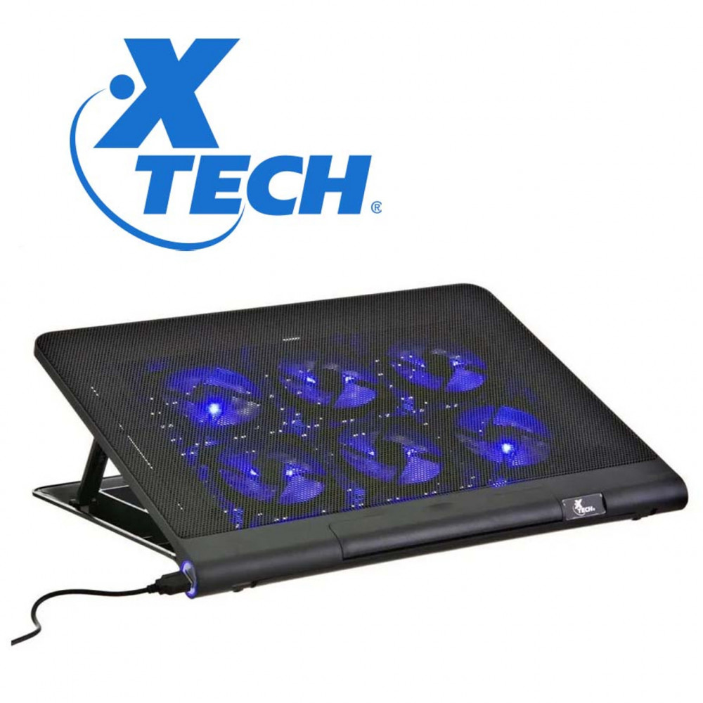 COOLING PAD XTECH XTA-160 KYLA 6-FAN LED AZUL