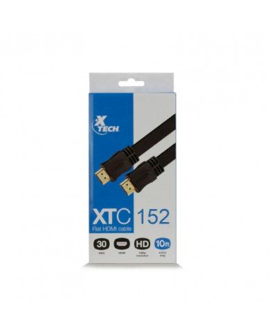 CABLE HDMI XTECH XTC152 M/M 3mts 10FT 4K ULTRA HD