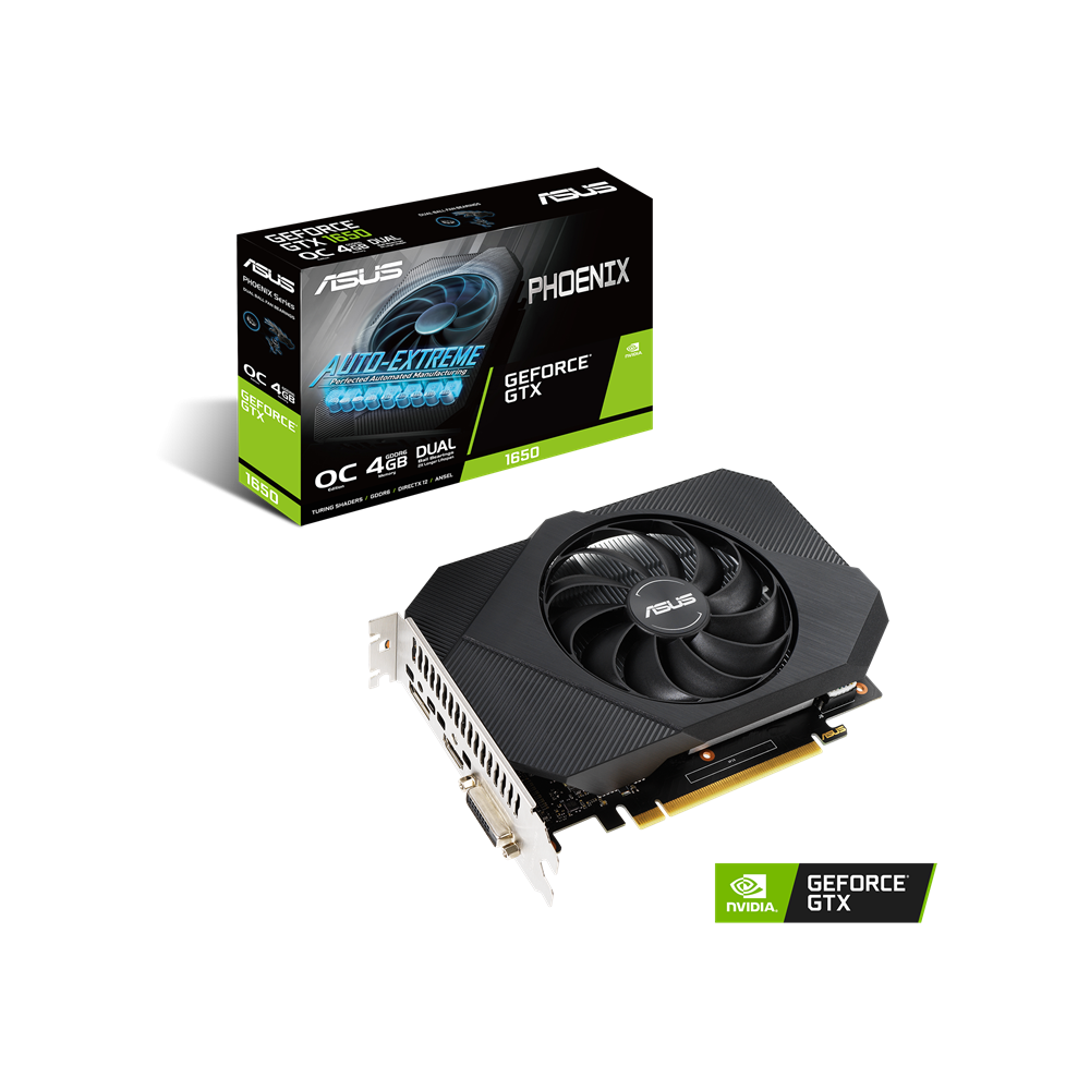 TARJETA DE VIDEO ASUS 4GB GTX1650 OC PHOENIX