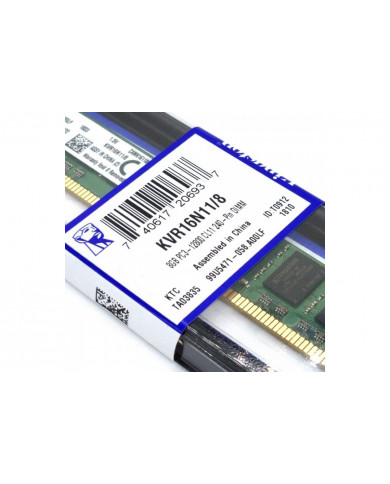 MEMORIA KINGSTON 8GB DDR3 PC3-12800 2Rx8 1G x 64-Bit