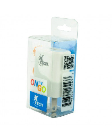 ADAPTADOR XTECH XTG-213 OTG USB CARGA RAPIDA DE PARED