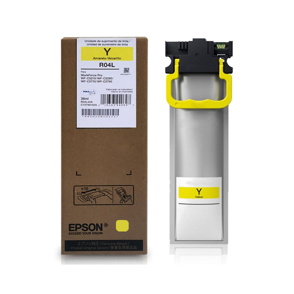 BOLSA DE TINTA EPSON AMARILLO R04L WF-C5790 WF-C5710