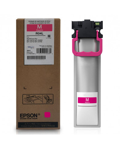 BOLSA DE TINTA EPSON MAGENTA R04L22A 38ml WF-C5790 WF-C5710