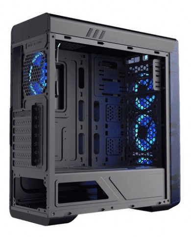 CASE GAMEMAX MOONLIGHT FRGB NEGRO VIDRIO