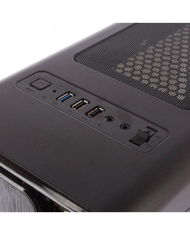 CASE GAMEMAX MOONLIGHT FRGB NEGRO VIDRIO