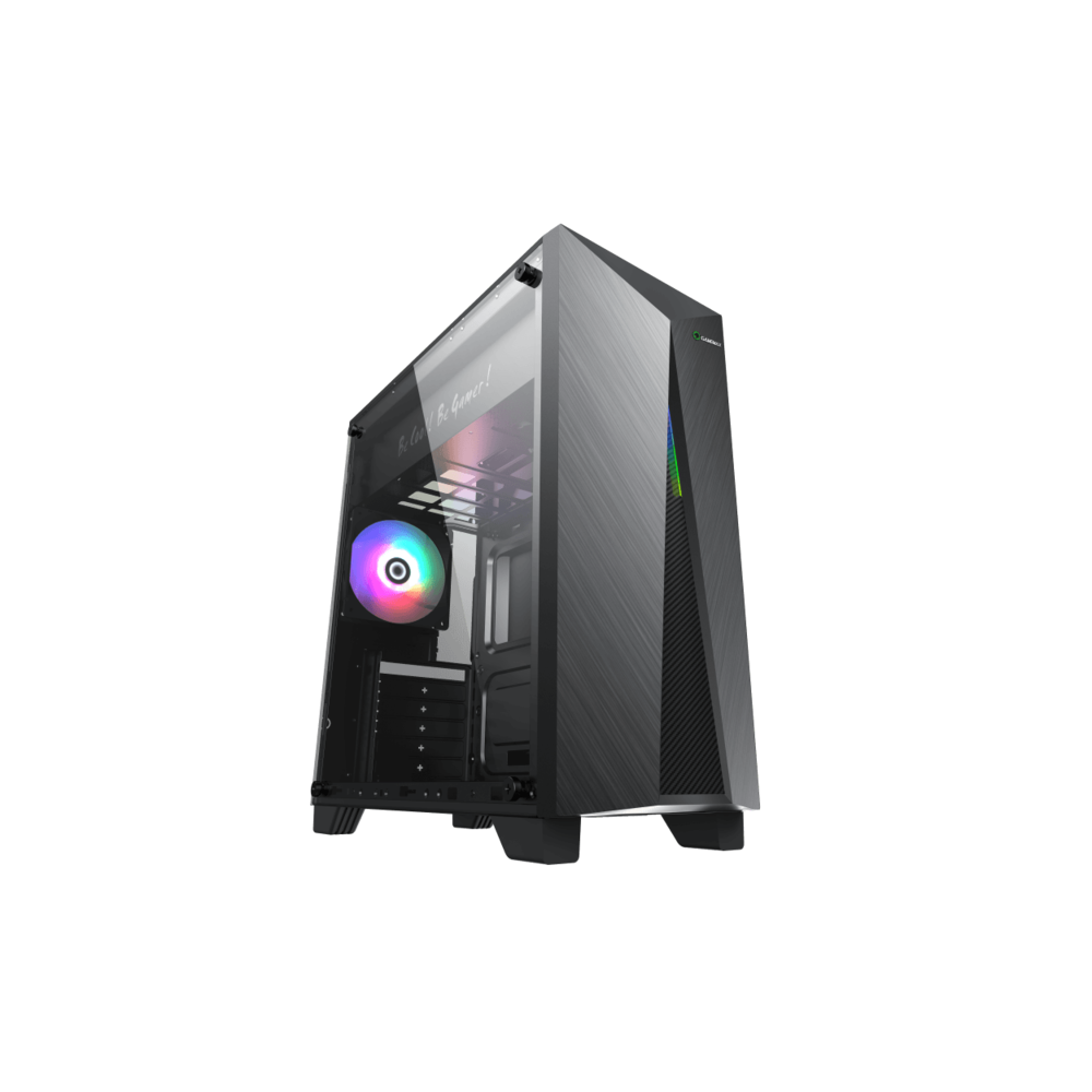 CASE GAMEMAX NOVA N6 NEGRO VIDRIO RGB LED STRIP