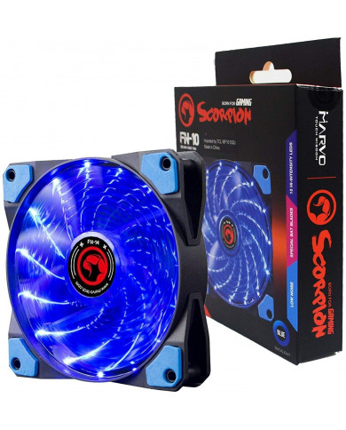 COOLING FAN MARVO FN-10 AZUL 120mm
