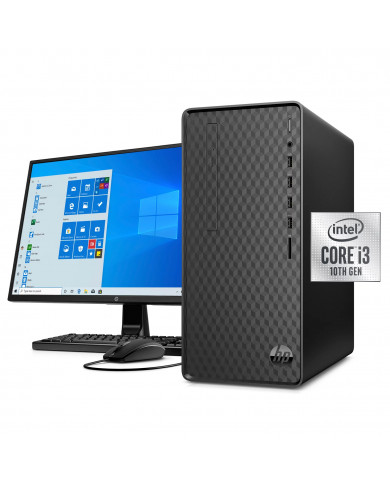CPU HP M01-F1063WB + MONITOR 24" /i3-10100/8GB/1TB/DVDRW/WIN10/TECLADO + MOUSE (REACONDICIONADO)