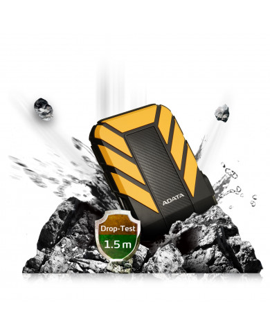 DISCO DURO ADATA 1 TB HD710 PRO 2,5" AMARILLO EXT USB3.1 ANTICHOQUE