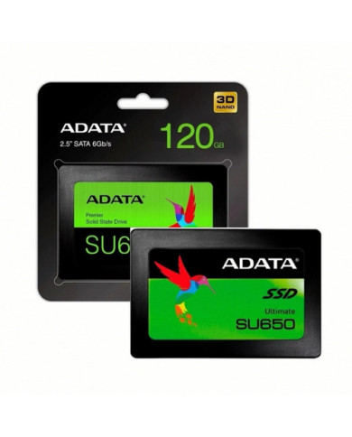 DISCO DURO ADATA 120 GB SU650 SSD 2,5" VERDE SATA3