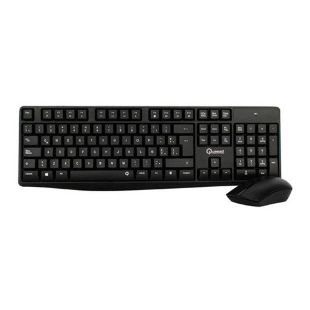 DESKTOP KIT QUASAD QC-S7500G WIRELESS NEGRO 2,6GHz TECLADO Y MOUSE