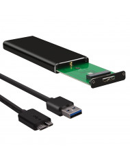 ENCLOSURE ARGOM SSD M.2 SATA USB 3.0 NEGRO