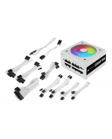 FUENTE DE PODER CORSAIR CX650F RGB MODULAR 80P BRONZE ATX BLANCA