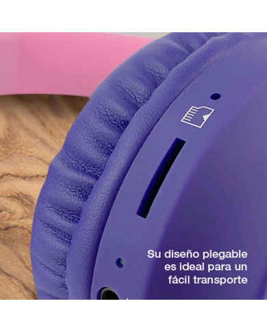 HEADSET XTECH XTH-650 BLUETOOTH ONEAR PURPURA