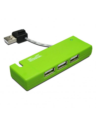 HUB KLIPXTREME 4 PUERTOS KUH-400G VERDE