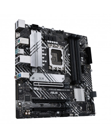 MAINBOARD ASUS B660M-A D4 PRIME LGA1700 12GEN DDR4-5333 ARGB2 AURA