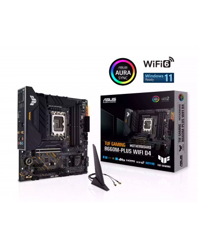 MAINBOARD ASUS B660M-PLUS WiFi D4 TUF LGA1700 12GEN ARGB_GEN2 AURA