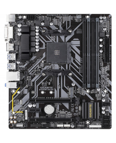 MAINBOARD GIGABYTE B450M DS3H AM4 RYZEN 3000 4DDR4 RGB_FUSION VR