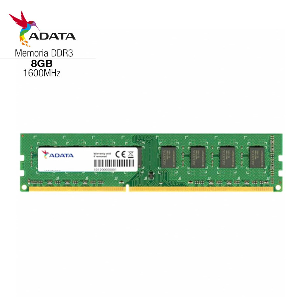 MEMORIA ADATA 8GB DDR3L 1600 DIMM PC3-12800