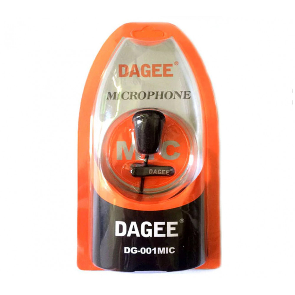 MICROFONO DAGEE DG-001MIC PORTATIL 3.5MM 2MTS