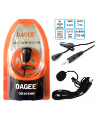 MICROFONO DAGEE DG-001MIC PORTATIL 3.5MM 2MTS