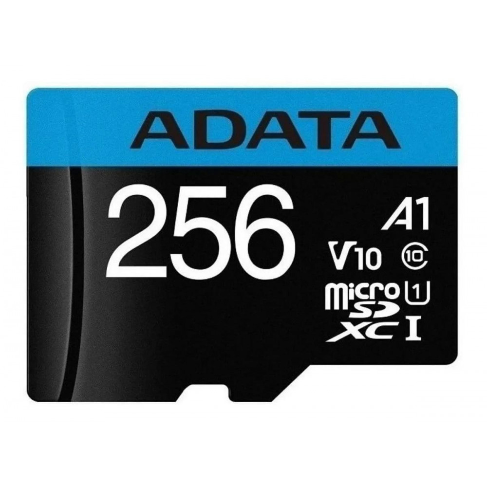 MICROSD ADATA 256 GB CLASE 10 FHD A1 + ADAPTADOR