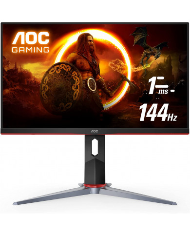 MONITOR AOC 24G2 24" 144Hz IPS ROJO/NEGRO FREESYNC HDMI