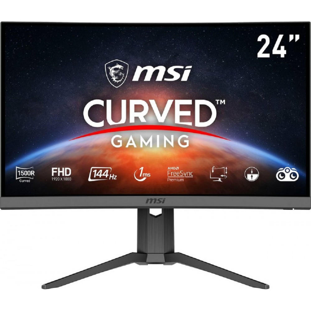 MONITOR MSI G24C6P 24" CURVO 144Hz 1ms 1500R DP/HDMI