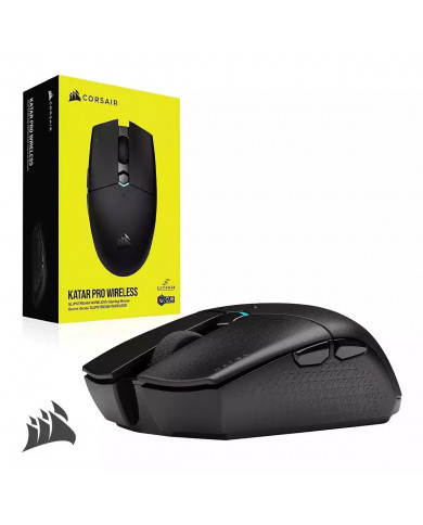 MOUSE CORSAIR KATAR PRO WIRELESS NEGRO SLIPSTREAM CUE