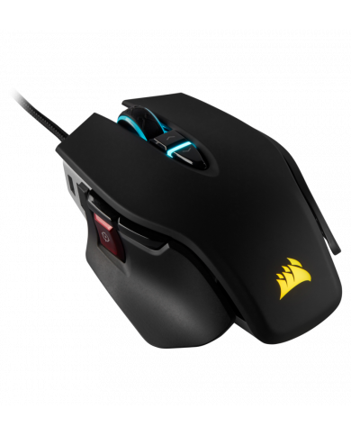 MOUSE CORSAIR M65 RGB ELITE NEGRO USB CUE 18000DPI AMBIDIESTRO