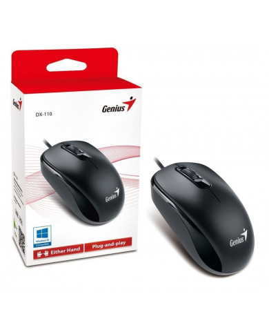 MOUSE GENIUS DX-110 NEGRO USB G5 BOX