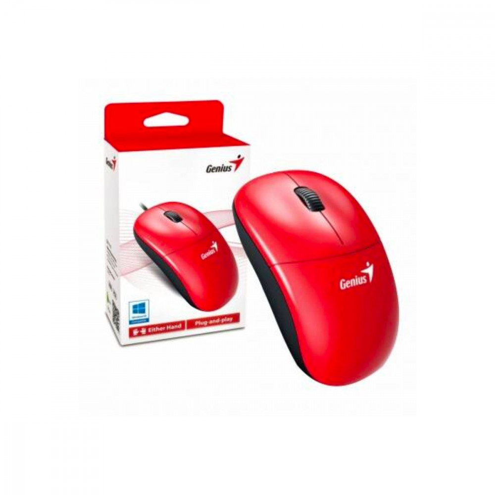 MOUSE GENIUS DX-110 ROJO USB G5 BOX MOUSE GENIUS DX-110 ROJO USB G5 BOX