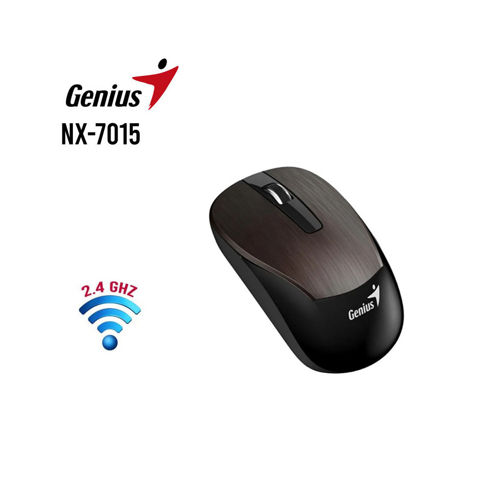 MOUSE GENIUS NX-7015 WIRELESS CHOCOLATE BlueEYE
