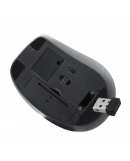 MOUSE KLIPX KMW-750 WIRELESS + BASE NEGRO FLEXOR BUSINESS