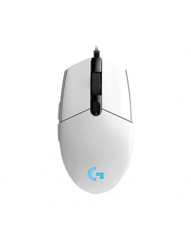 MOUSE LOGITECH G203 USB BLANCO LIGHTSYNC