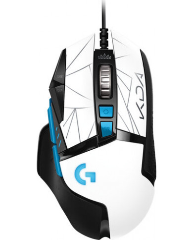 MOUSE LOGITECH G502 BLANCO HERO LOL-KDA PROGRAMABLE LIGHTSYNC +25.600DPI 11BOT