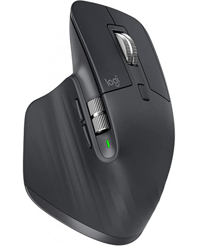 MOUSE LOGITECH MX MASTER 3S WIRELESS NEGRO 6000DPI SENSOR 8K DPI