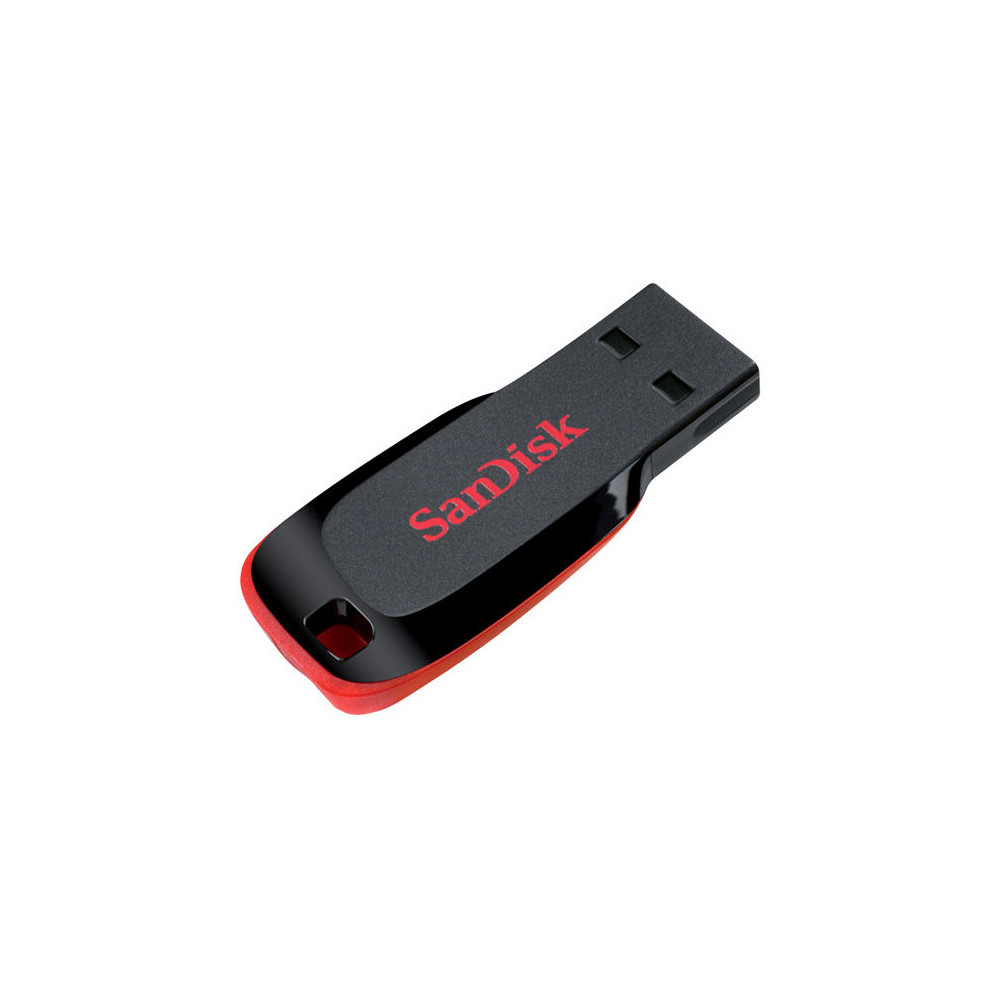 PENDRIVE SANDISK 32GB CRUZER BLADE NEGRO/ROJO USB 2,0