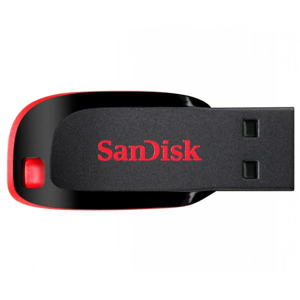 PENDRIVE SANDISK 32GB CRUZER BLADE NEGRO/ROJO USB 2,0