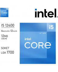 PROCESADOR INTEL CORE i5-12400 LGA1700 2.5GHz 6NUCLEOS 18M