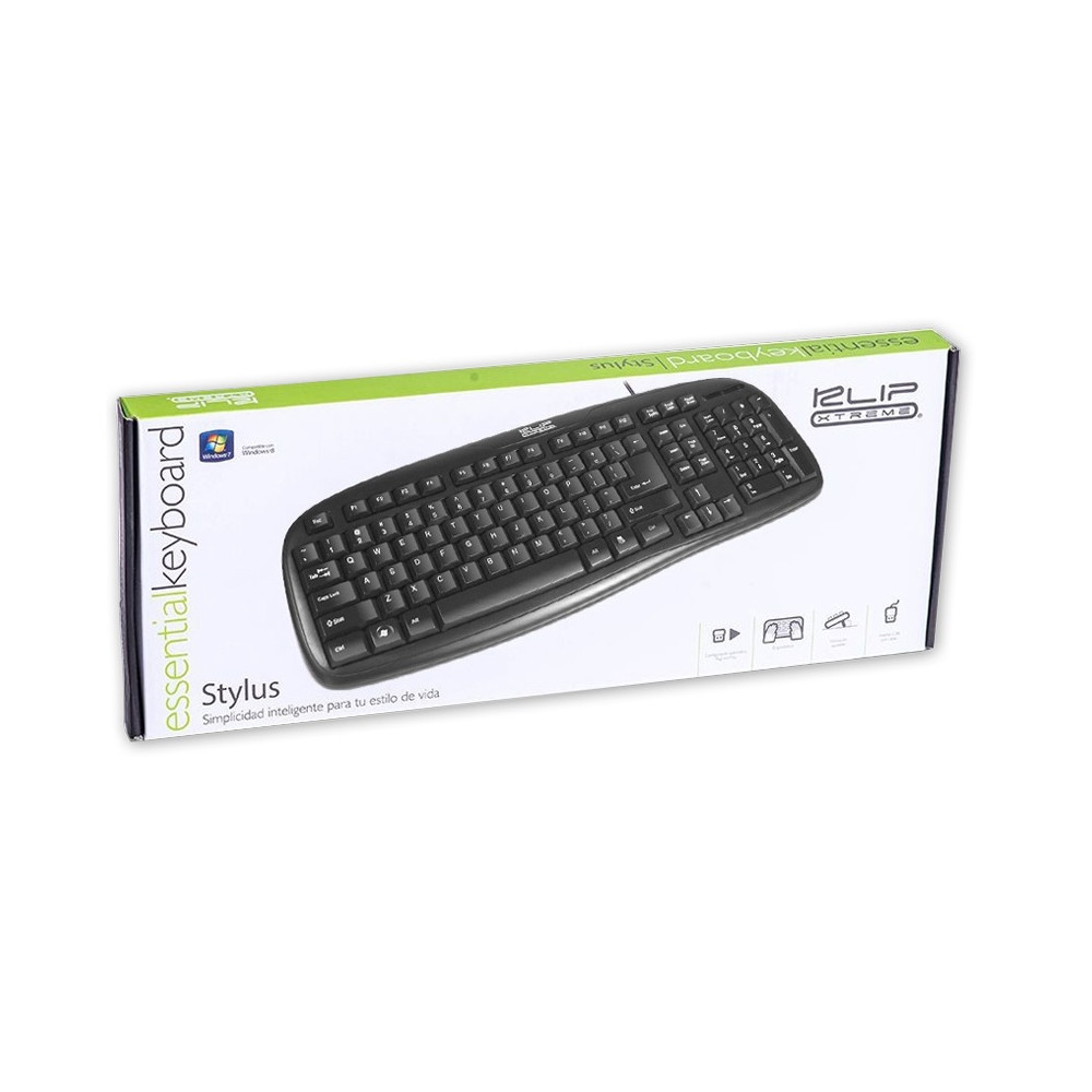 TECLADO KLIPX KKS-050S STYLUS USB NEGRO