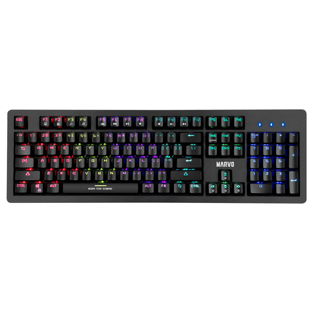 TECLADO MARVO KG916 MECANICO RAINBOW ANTI-GHOSTING