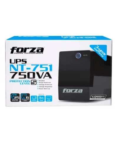 UPS FORZA NT-751 750VA/375W 6 PUERTOS UPS FORZA NT-751 750VA/375W 6 PUERTOS