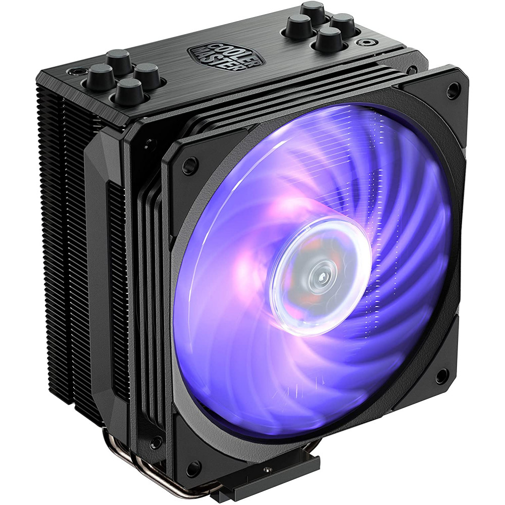 VENTILADOR COOLERMASTER HYPER 212 BLACK ED RGB AURA INTEL-AMD